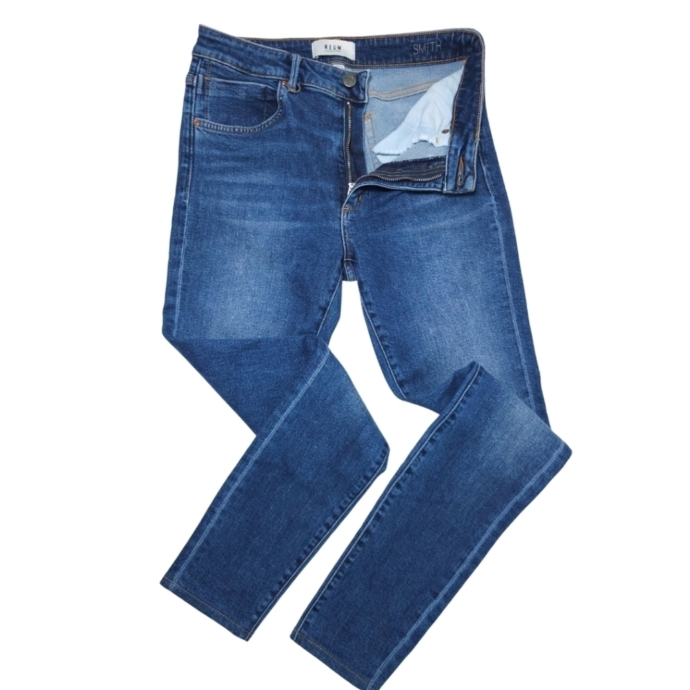 Neuw Smith Skinny Zero Blue Medium Wash Jeans Size 29